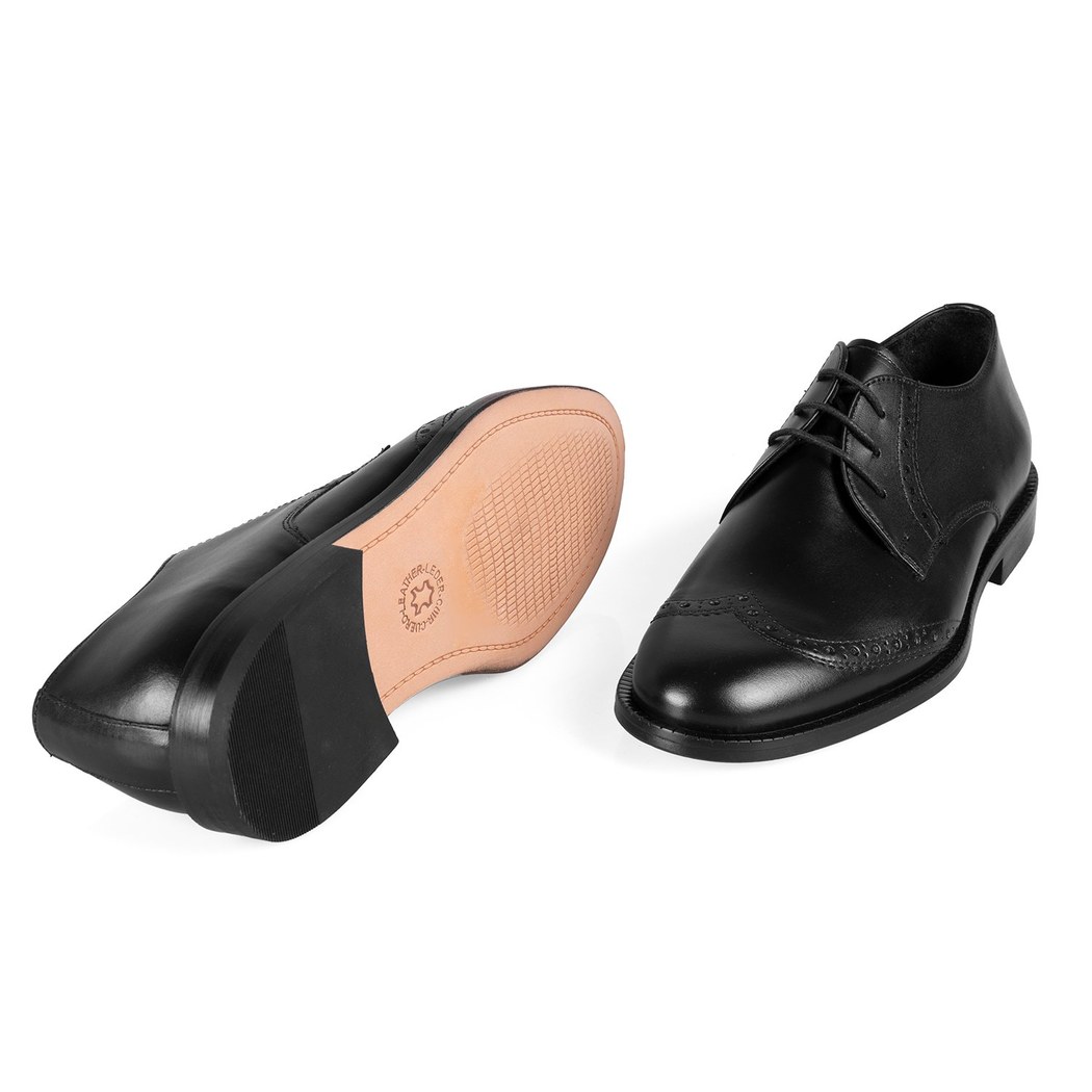 Kadın Siyah Deri Klasik Ayakkabı