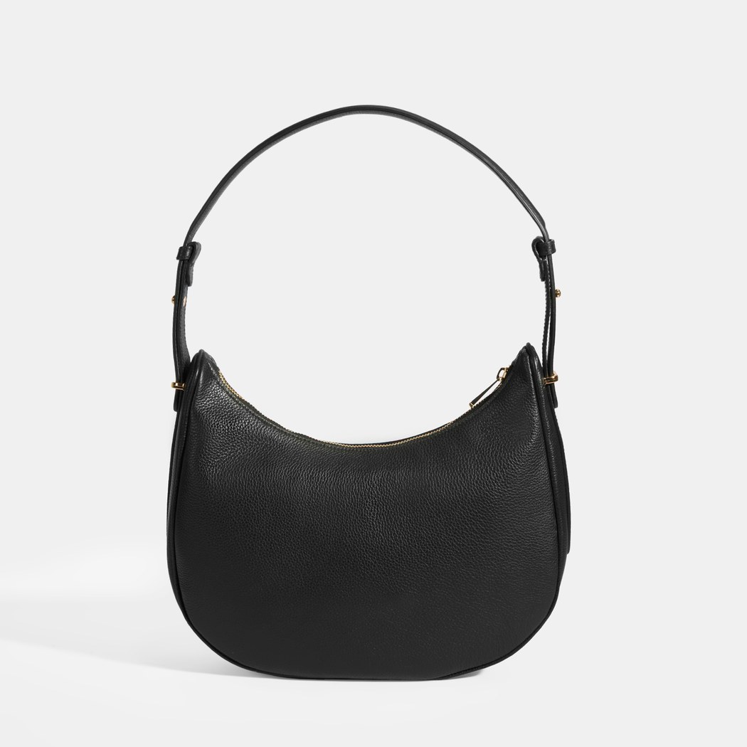 Kadın Siyah Deri Omuz Çantası