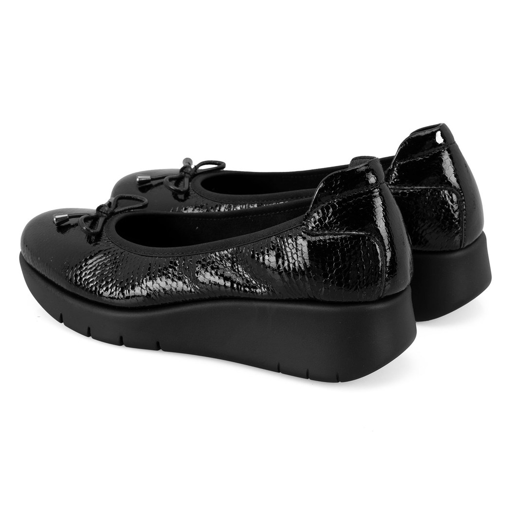 Kadın Siyah DesaComfort Deri Günlük Ayakkabı