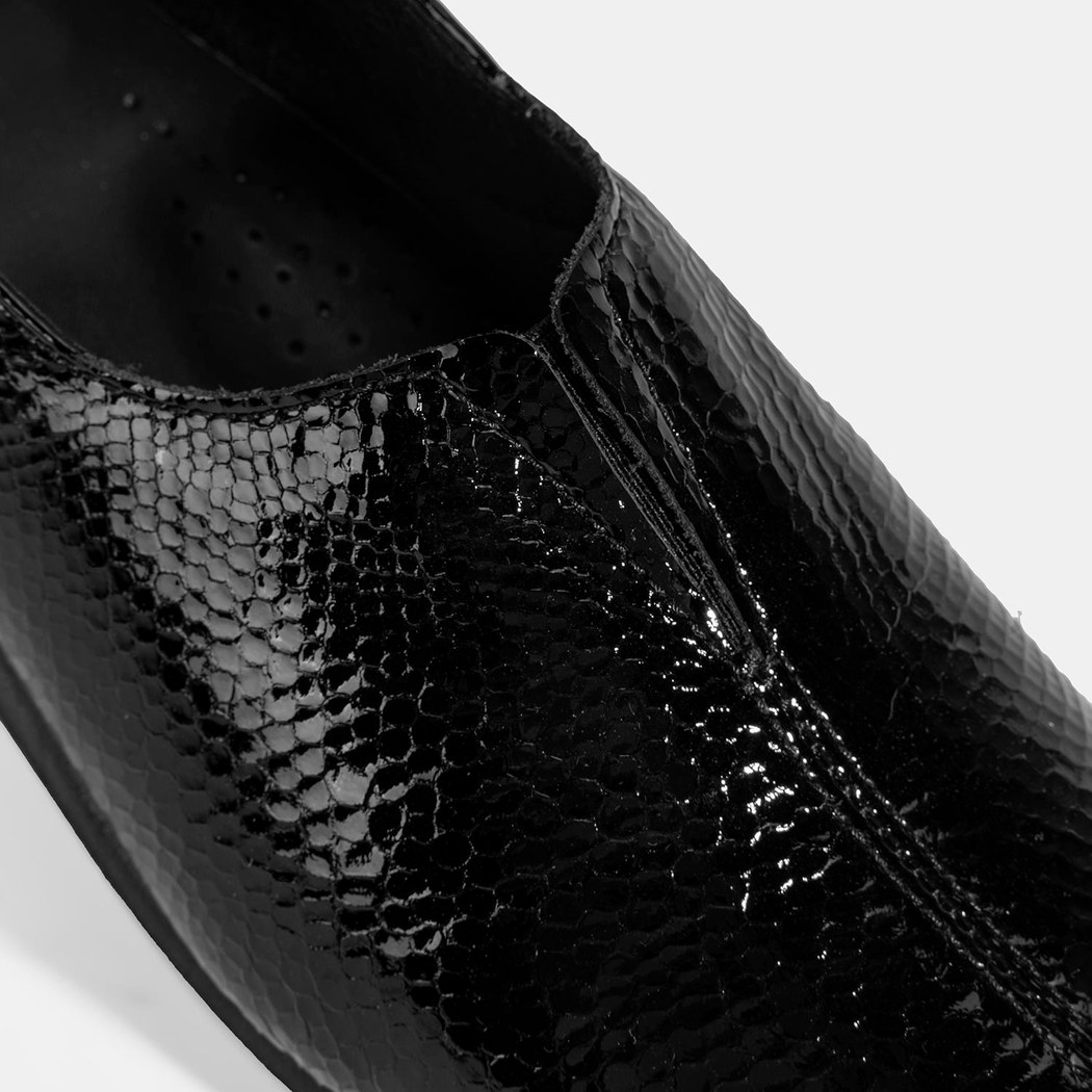 Kadın Siyah DesaComfort Deri Günlük Ayakkabı