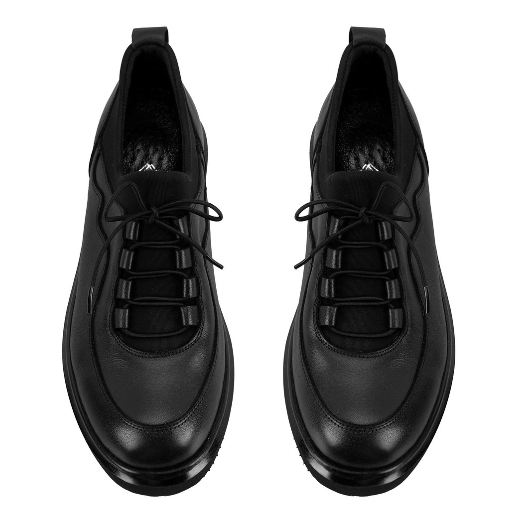 Kadın Siyah DesaComfort Deri Günlük Ayakkabı