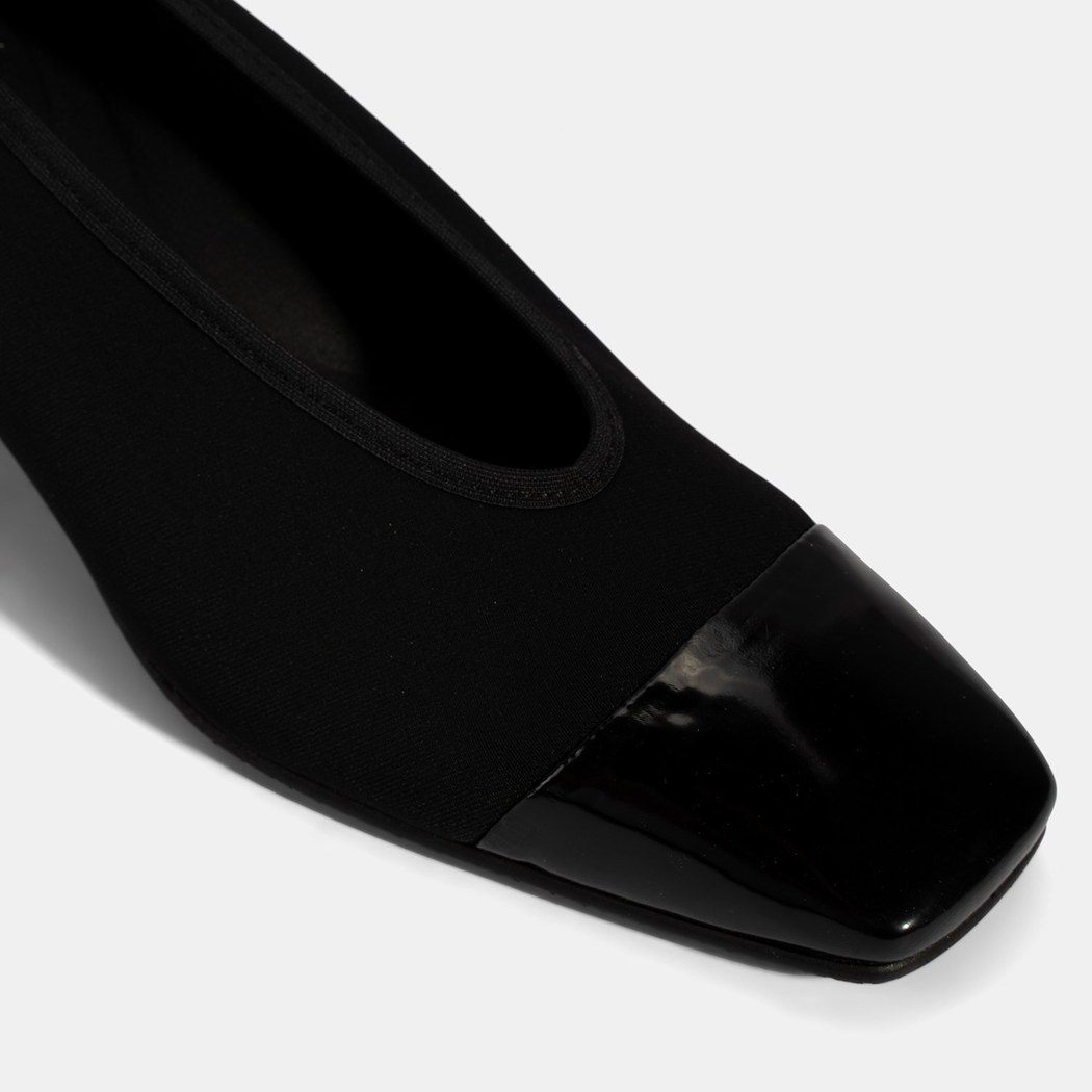 Kadın Siyah Kalın Topuklu Günlük Ayakkabı