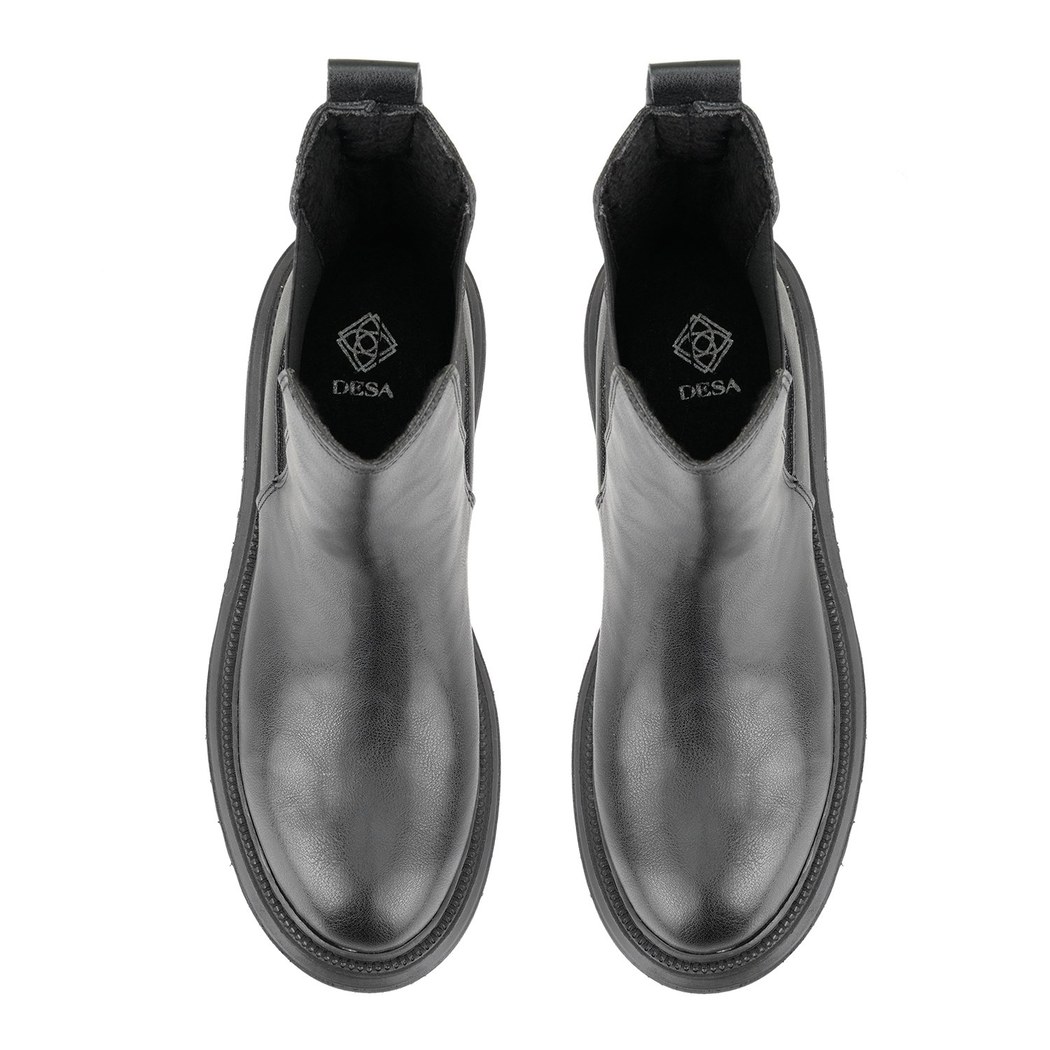 Kadın Siyah Lastikli Chelsea Bot