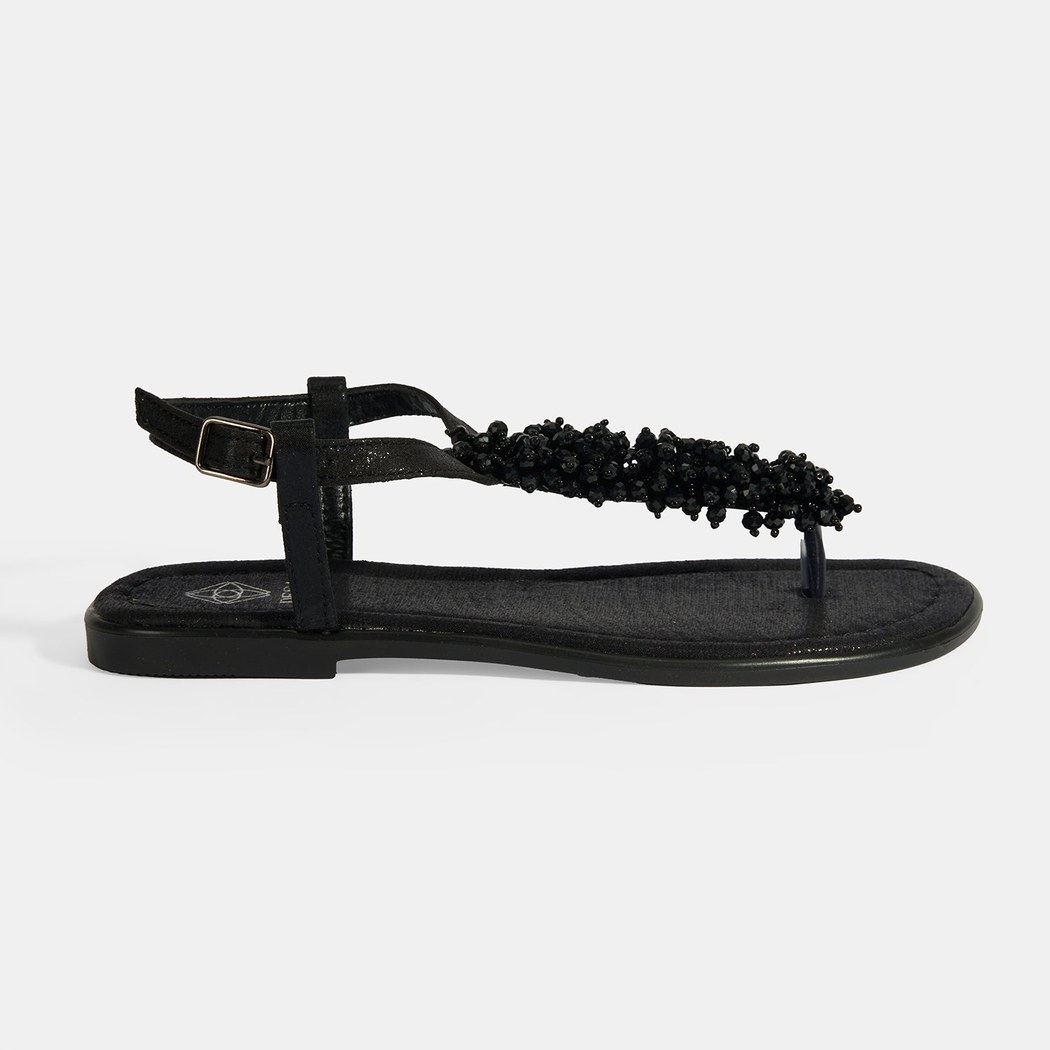 Kadın Siyah Parmak Arası Sandalet