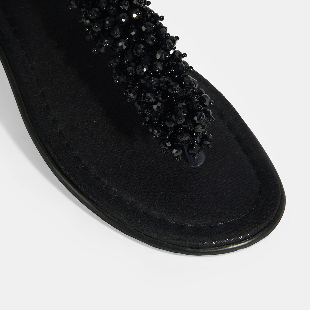 Kadın Siyah Parmak Arası Sandalet