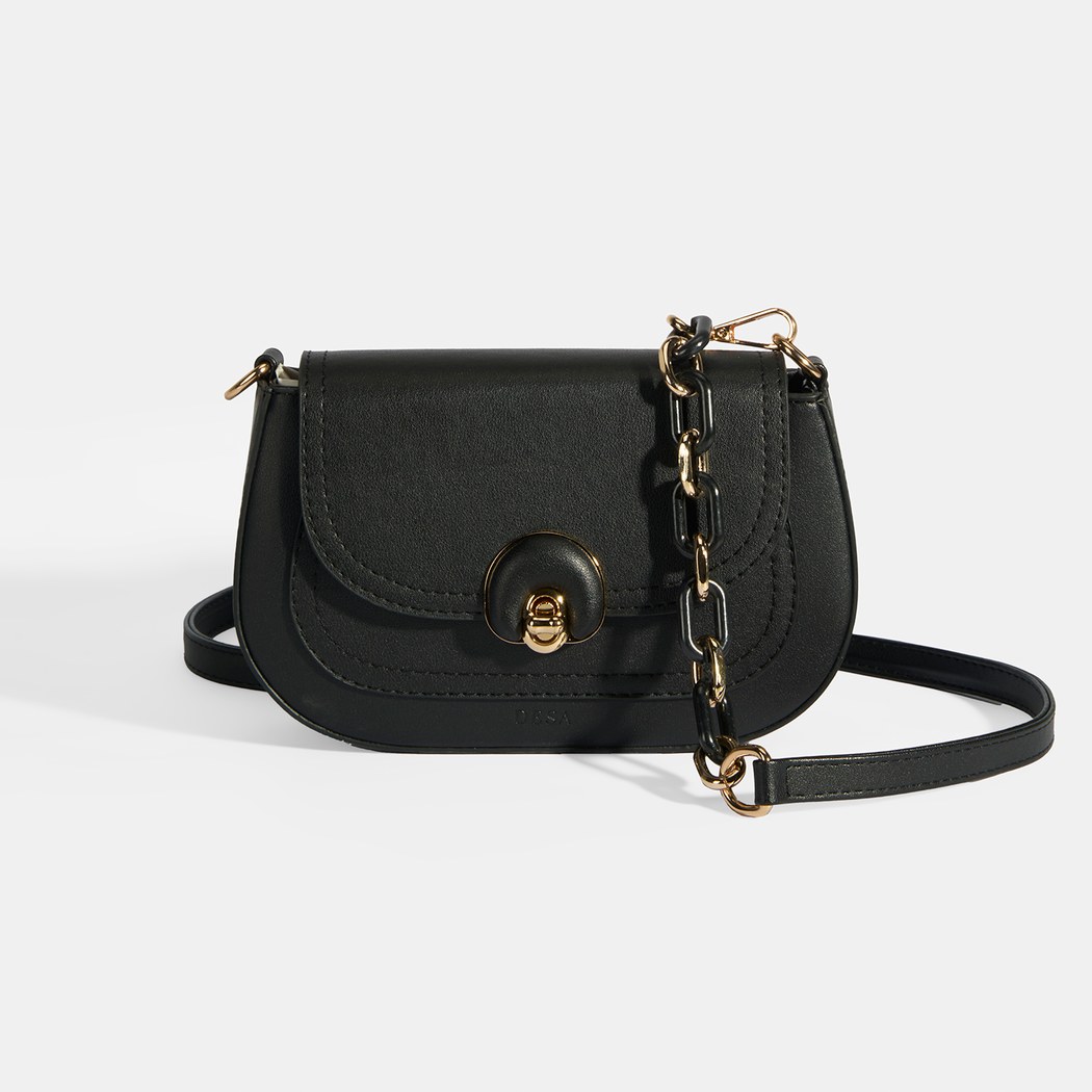 Kadın Siyah Postacı Çanta