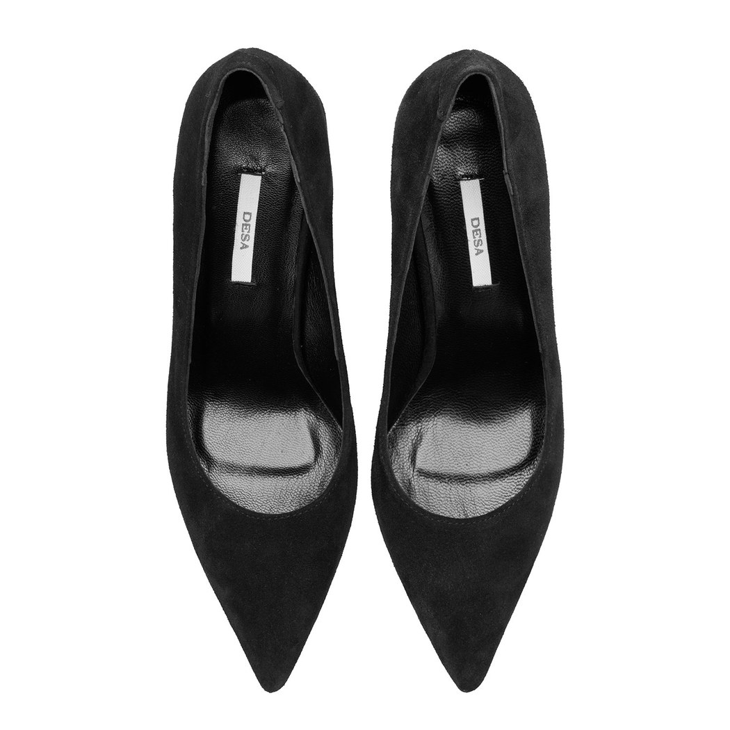 Kadın Siyah Süet Stiletto