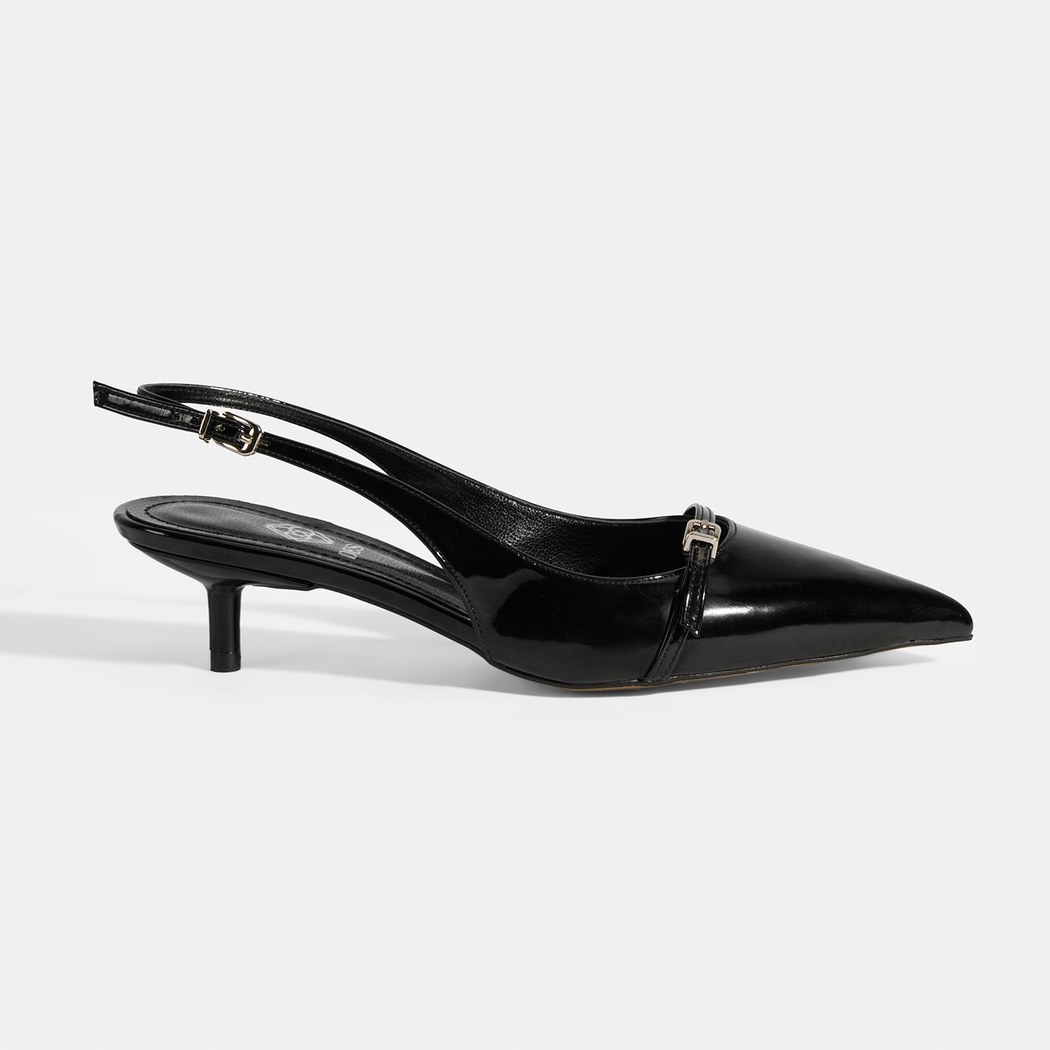 Kadın Siyah Topuklu Klasik Ayakkabı