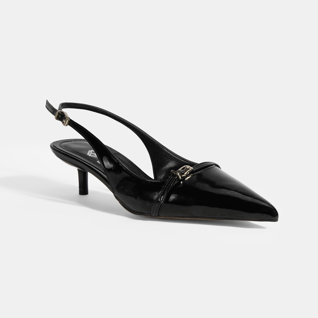 Kadın Siyah Topuklu Klasik Ayakkabı