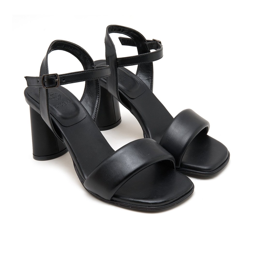 Kadın Siyah Topuklu Sandalet