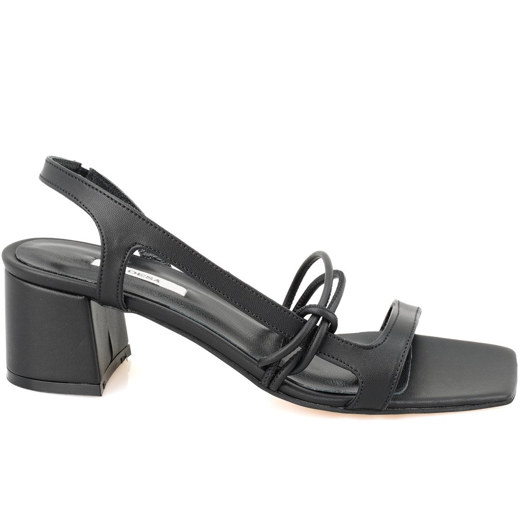 Kadın Siyah Topuklu Sandalet