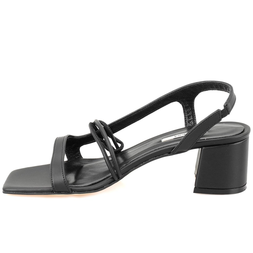 Kadın Siyah Topuklu Sandalet