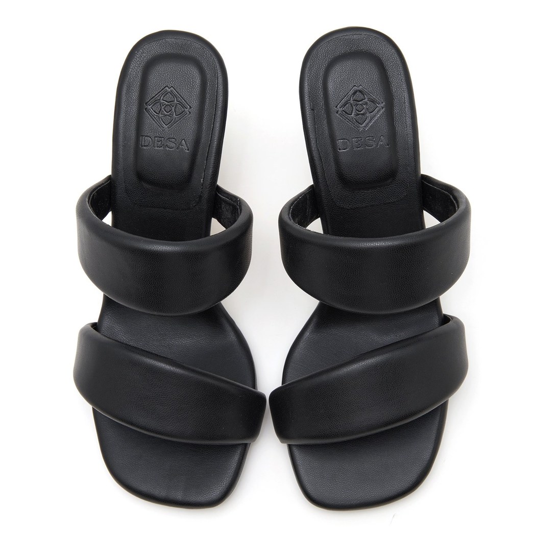 Kadın Siyah Topuklu Terlik