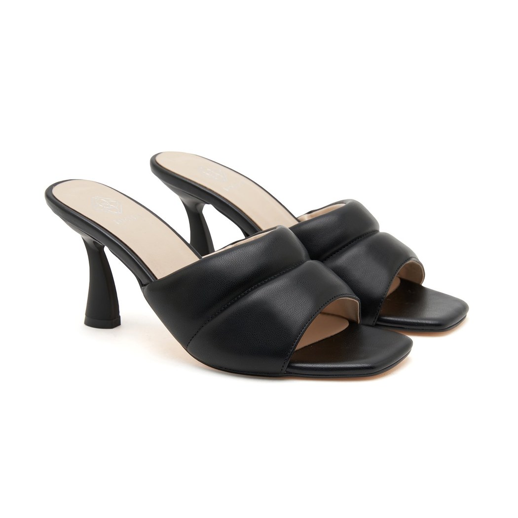 Kadın Siyah Topuklu Terlik