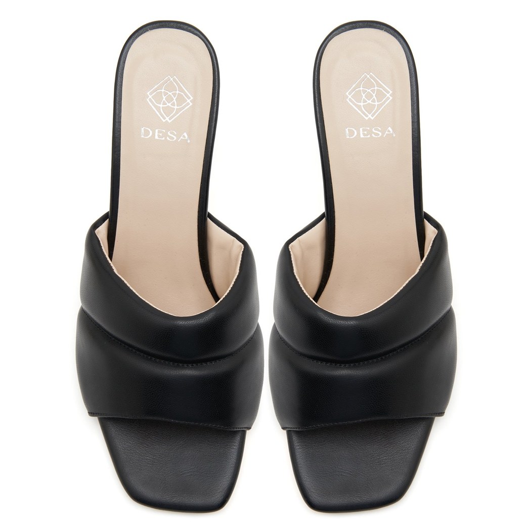 Kadın Siyah Topuklu Terlik