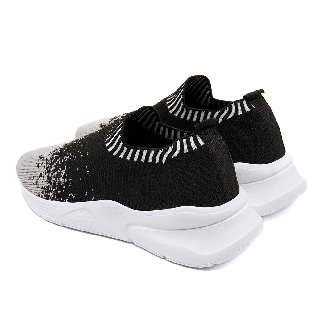 Kadın Siyah Triko Spor Ayakkabı
