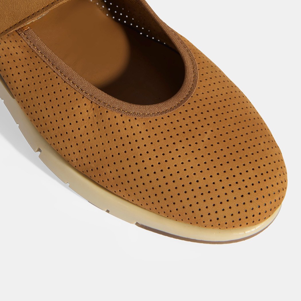 Kadın Taba Nubuk Deri DesaComfort Günlük Ayakkabı