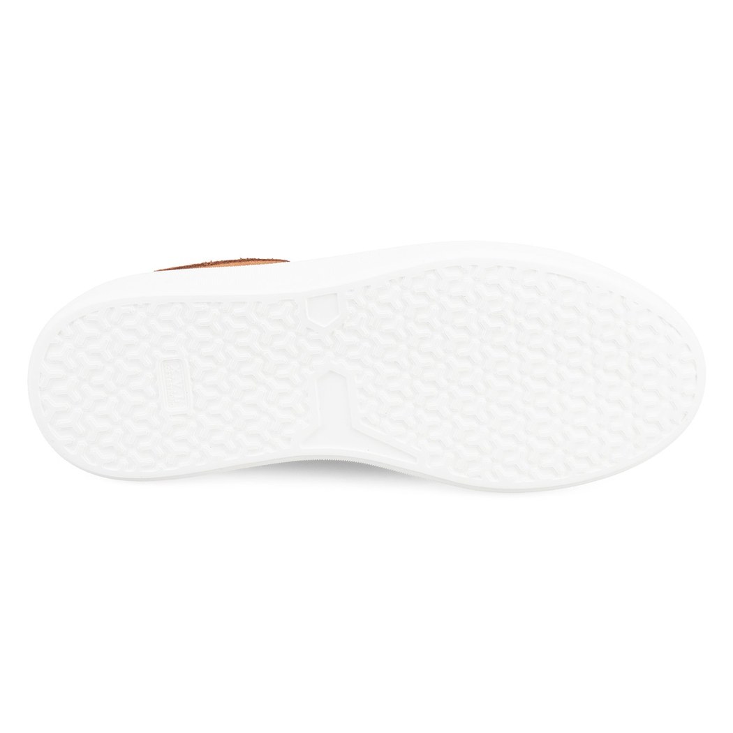 Kadın Taba Süet Deri Spor Ayakkabı