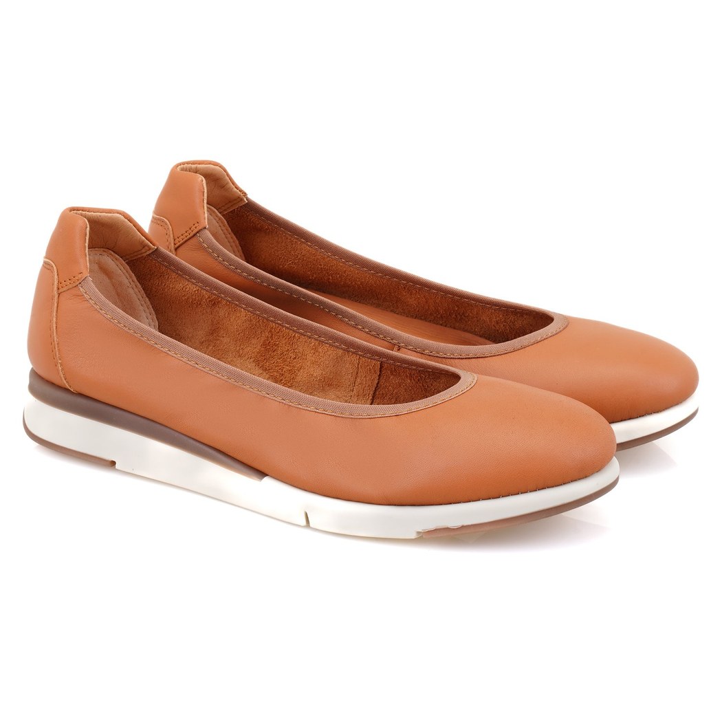 Kadın Ten DesaComfort Deri Günlük Ayakkabı