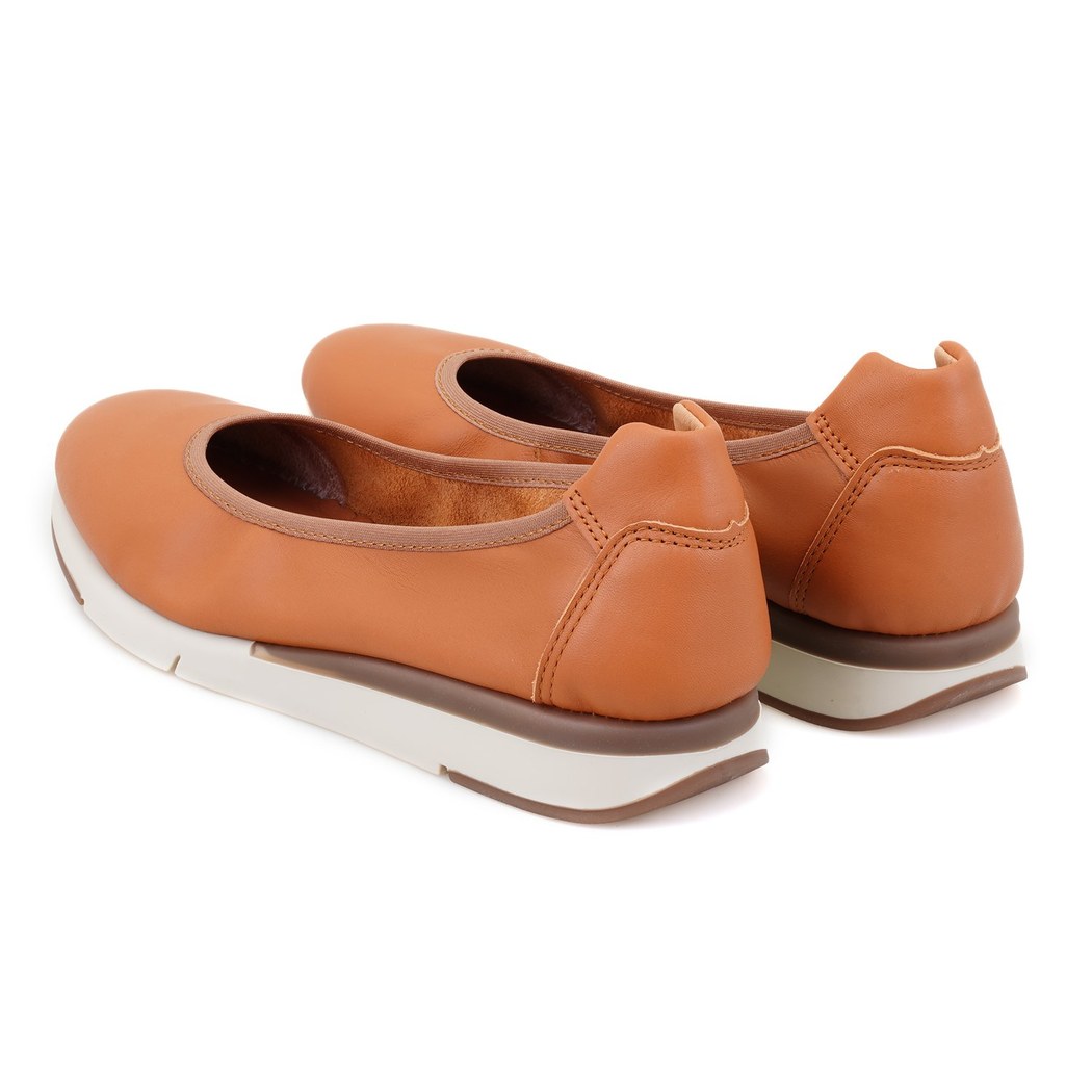 Kadın Ten DesaComfort Deri Günlük Ayakkabı