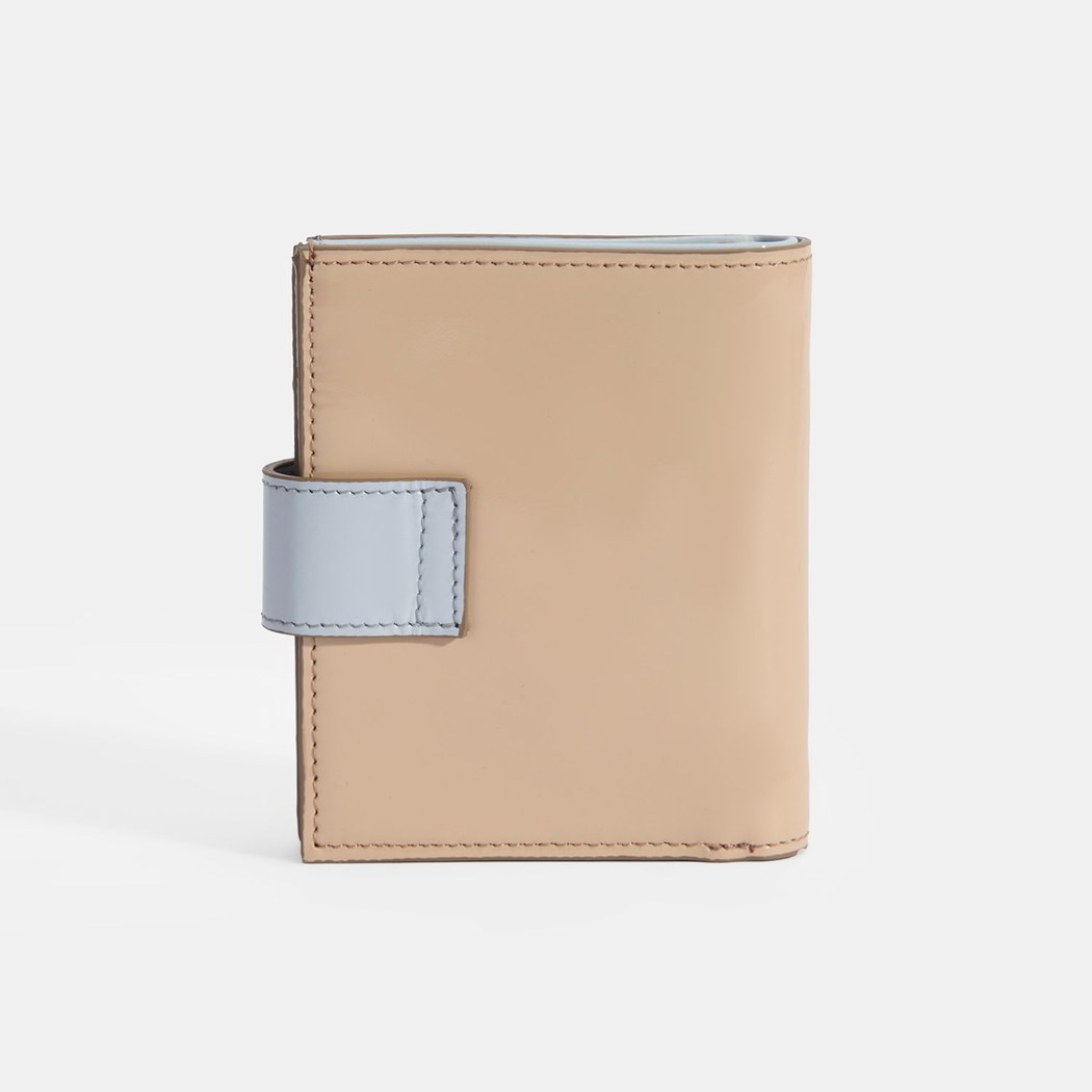 Kadın Ten / Mavi Deri Cüzdan