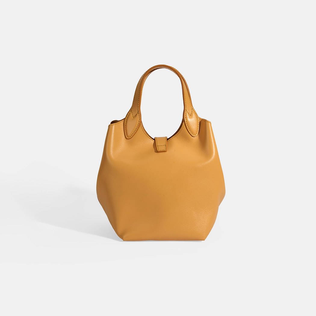 Kadın Turuncu Deri Omuz Çantası