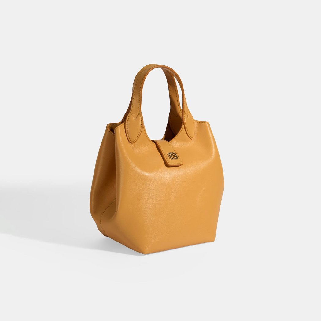 Kadın Turuncu Deri Omuz Çantası