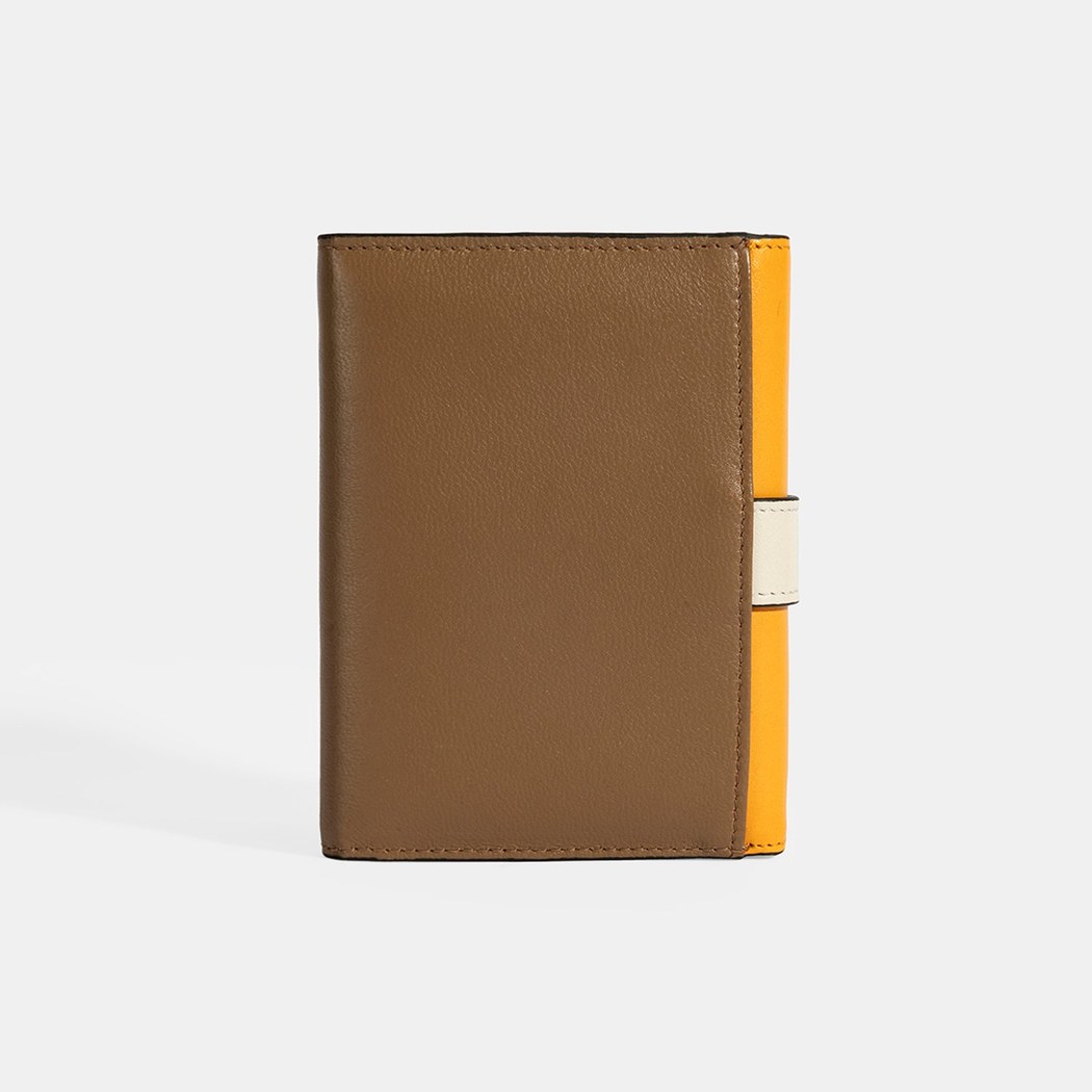 Kadın Turuncu / Kahve Deri Cüzdan