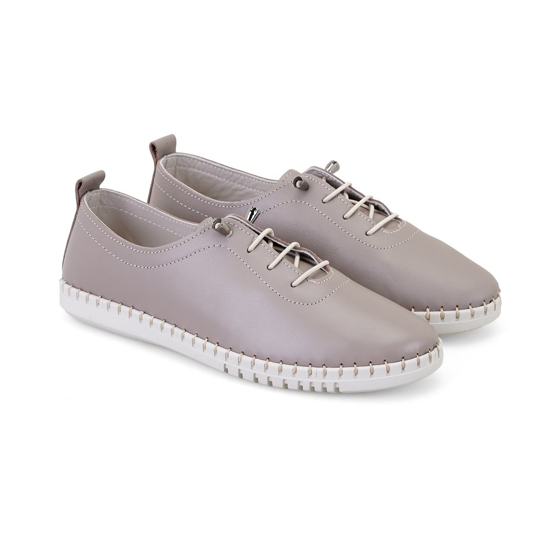 Kadın Vizon Deri Günlük Ayakkabı