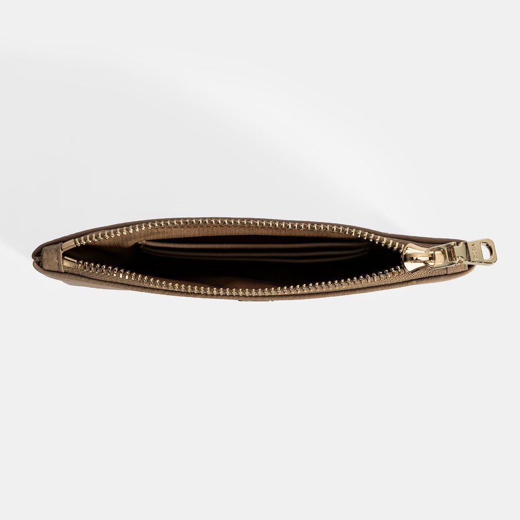 Kadın Vizon Fermuarlı Deri Cüzdan