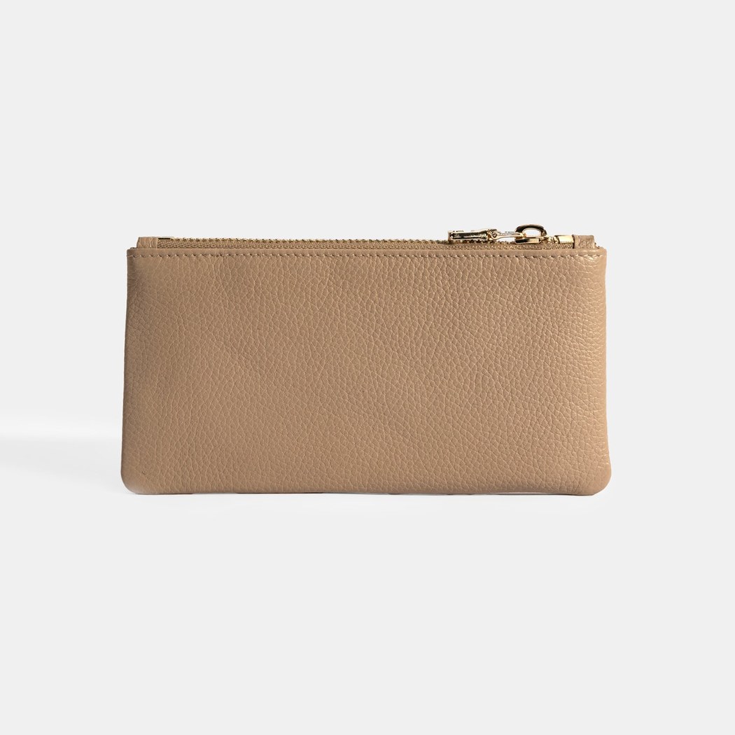 Kadın Vizon Fermuarlı Deri Cüzdan