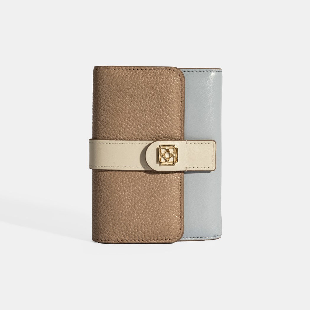 Kadın Vizon / Mavi Deri Cüzdan