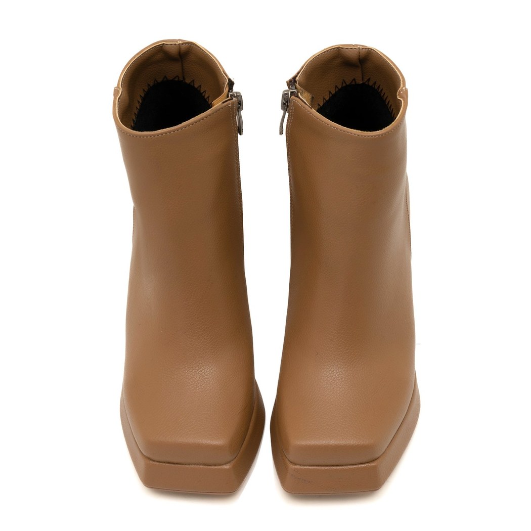 Kadın Vizon Platform Topuklu Bot