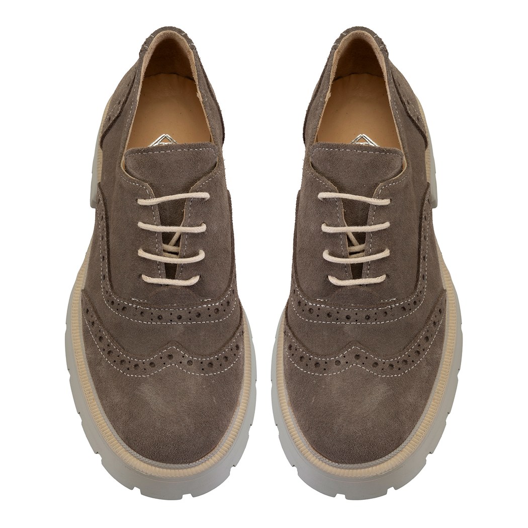 Kadın Vizon Süet Deri Günlük Ayakkabı