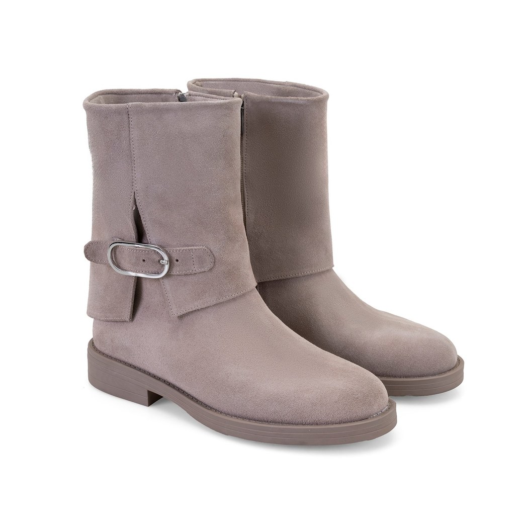 Kadın Vizon Toka Aksesuarlı Bot