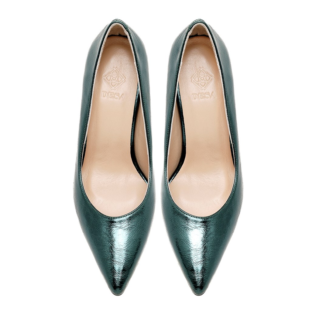 Kadın Yeşil Klasik Topuklu Ayakkabı