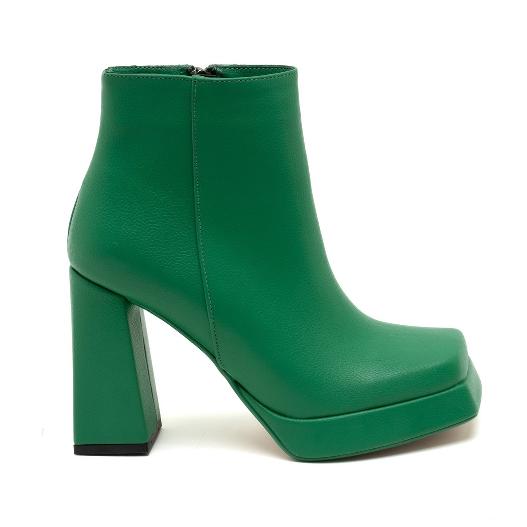 Kadın Yeşil Platform Topuklu Bot