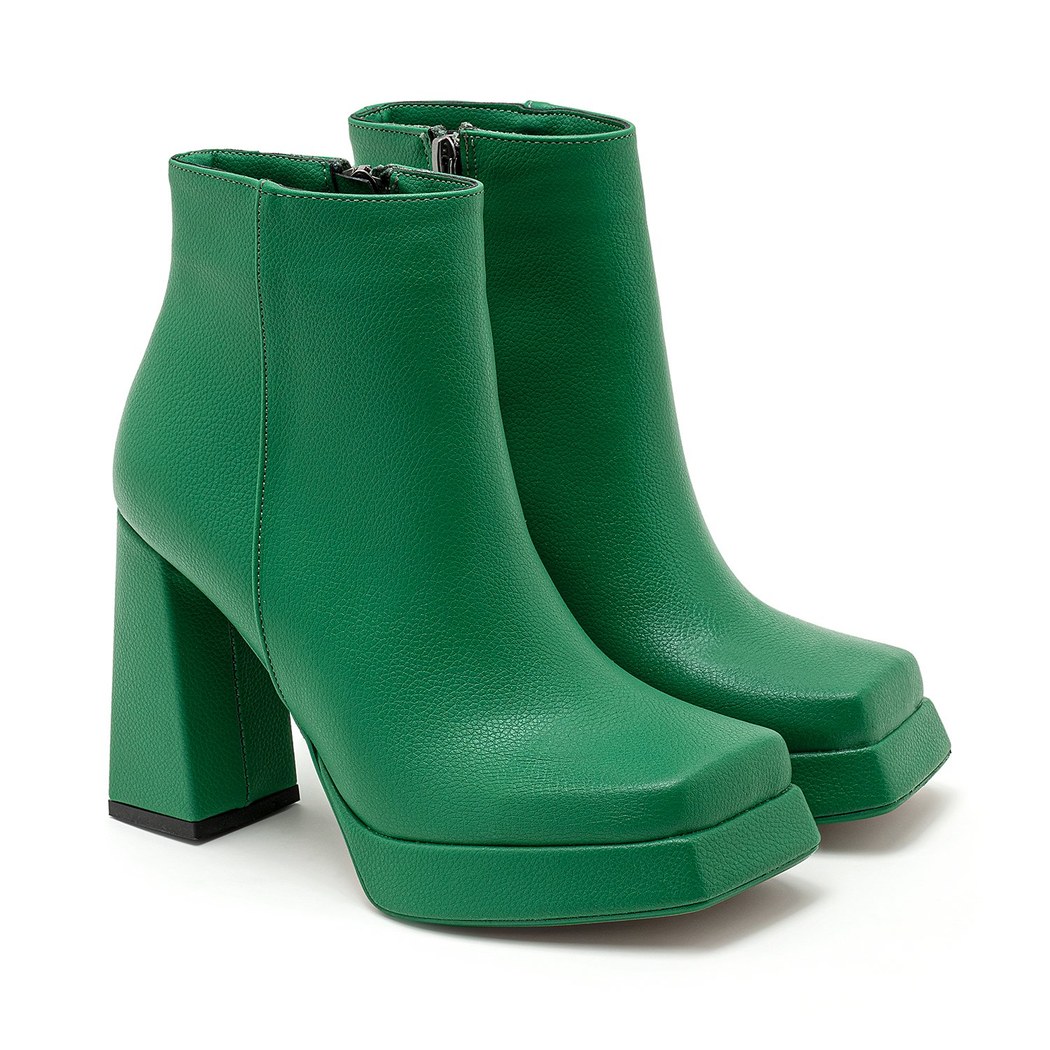 Kadın Yeşil Platform Topuklu Bot