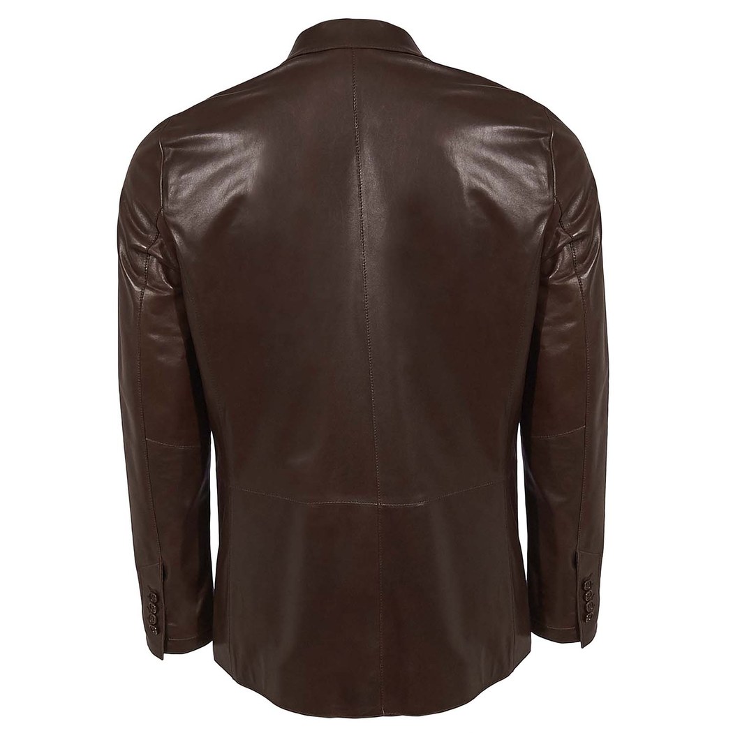 Kahve Anatole Erkek Deri Ceket