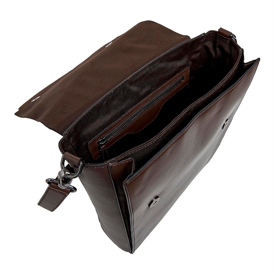 Kahve Arber Erkek Postası Deri Çantası