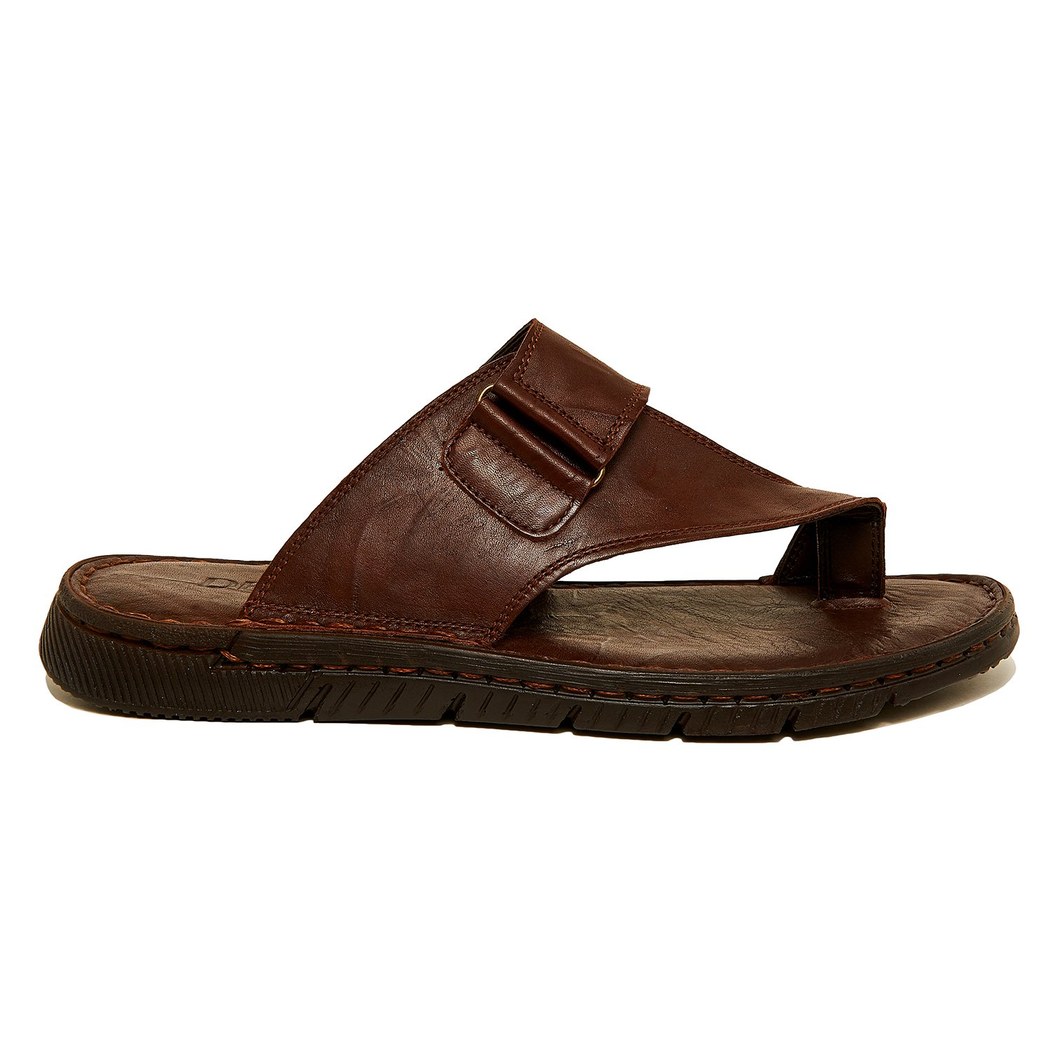 Kahve Armonda Erkek Deri Terlik