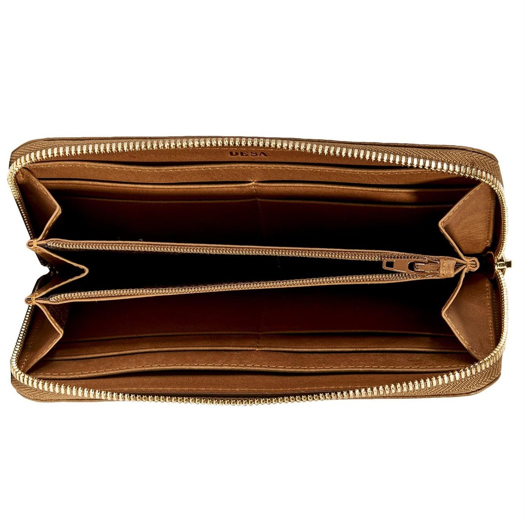 Kahve Bibiana Kadın Deri Cüzdan