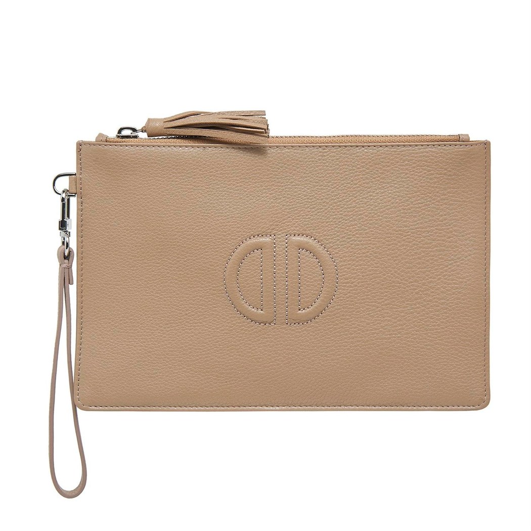 Kahve Bonni Kadın Deri El Çantası