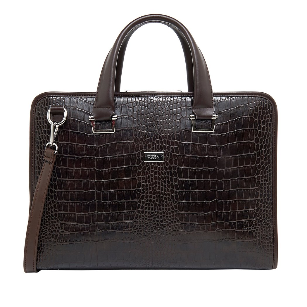 Kahve Camellia Kadın Evrak Çantası