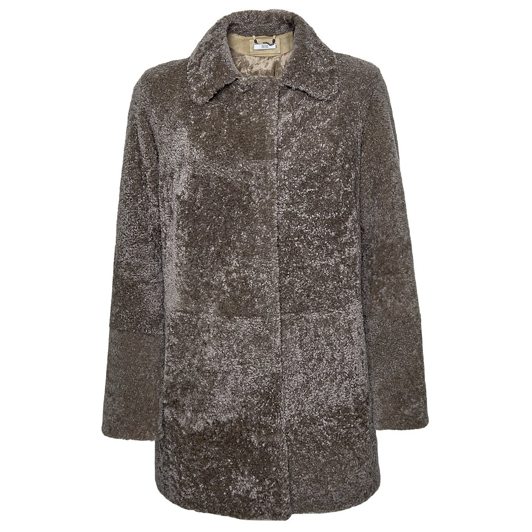 Kahve Clara Kadın Kürk Kaban