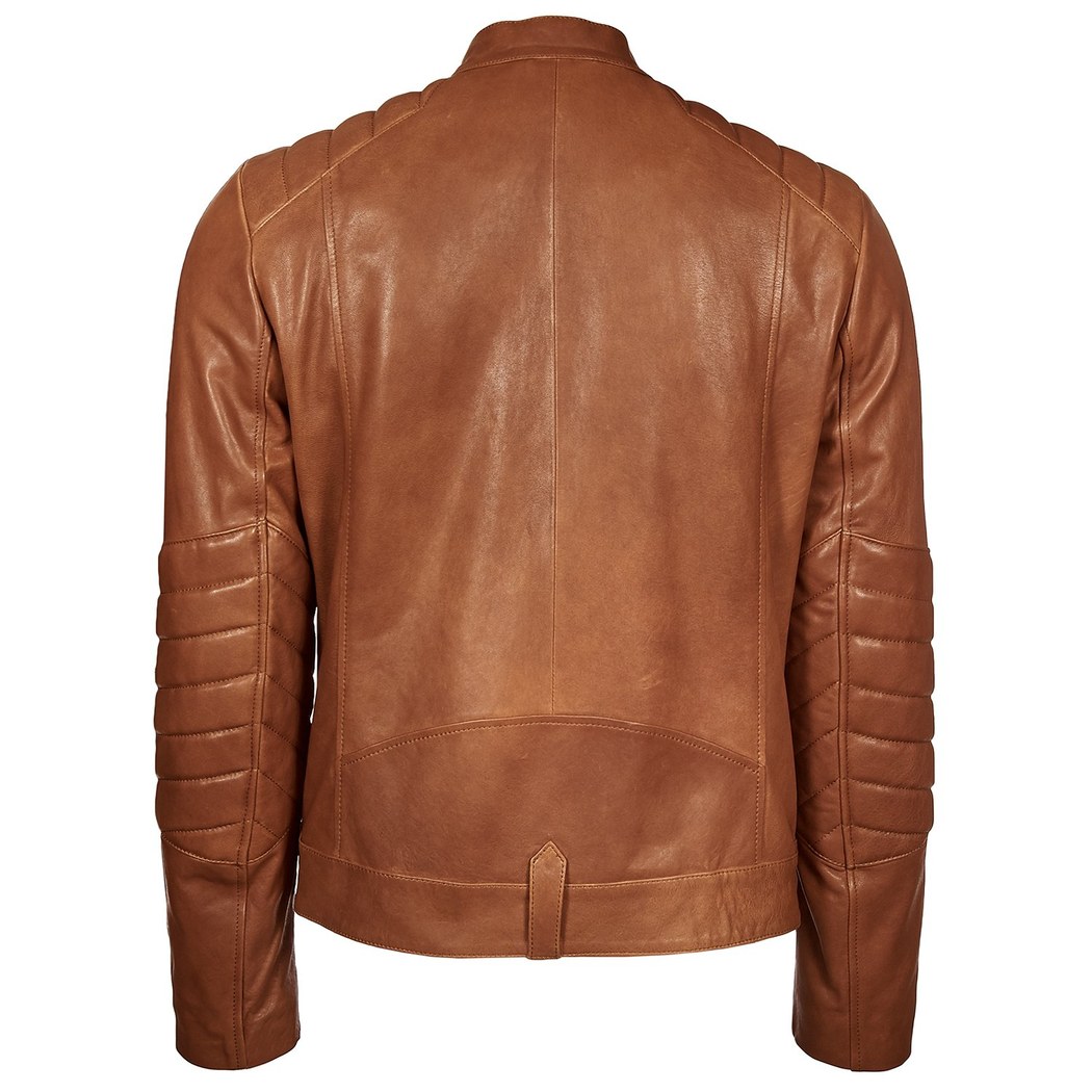 Kahve Colombano Erkek Deri Mont