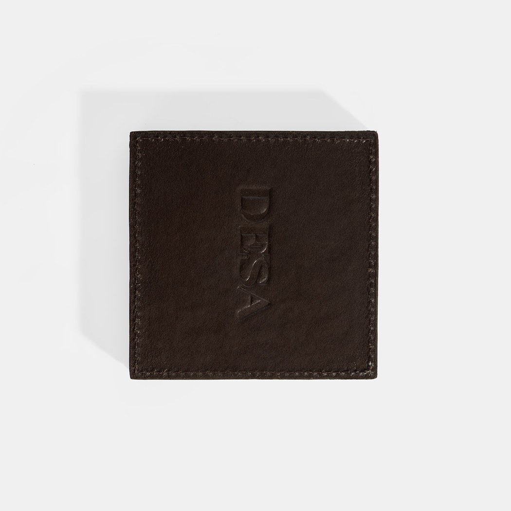 Kahve Deri Bardak Altlığı