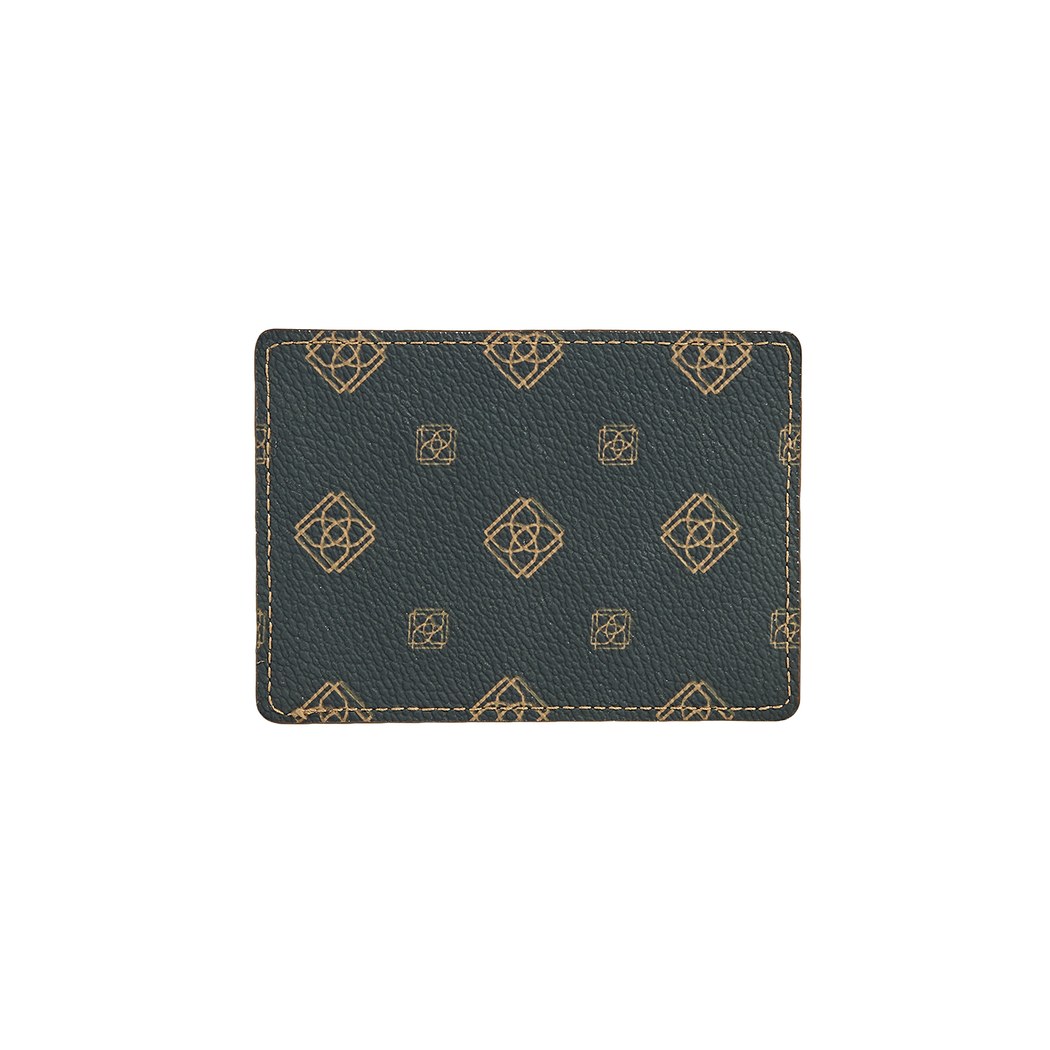 Kahve Desa Monogram Deri Kartlık