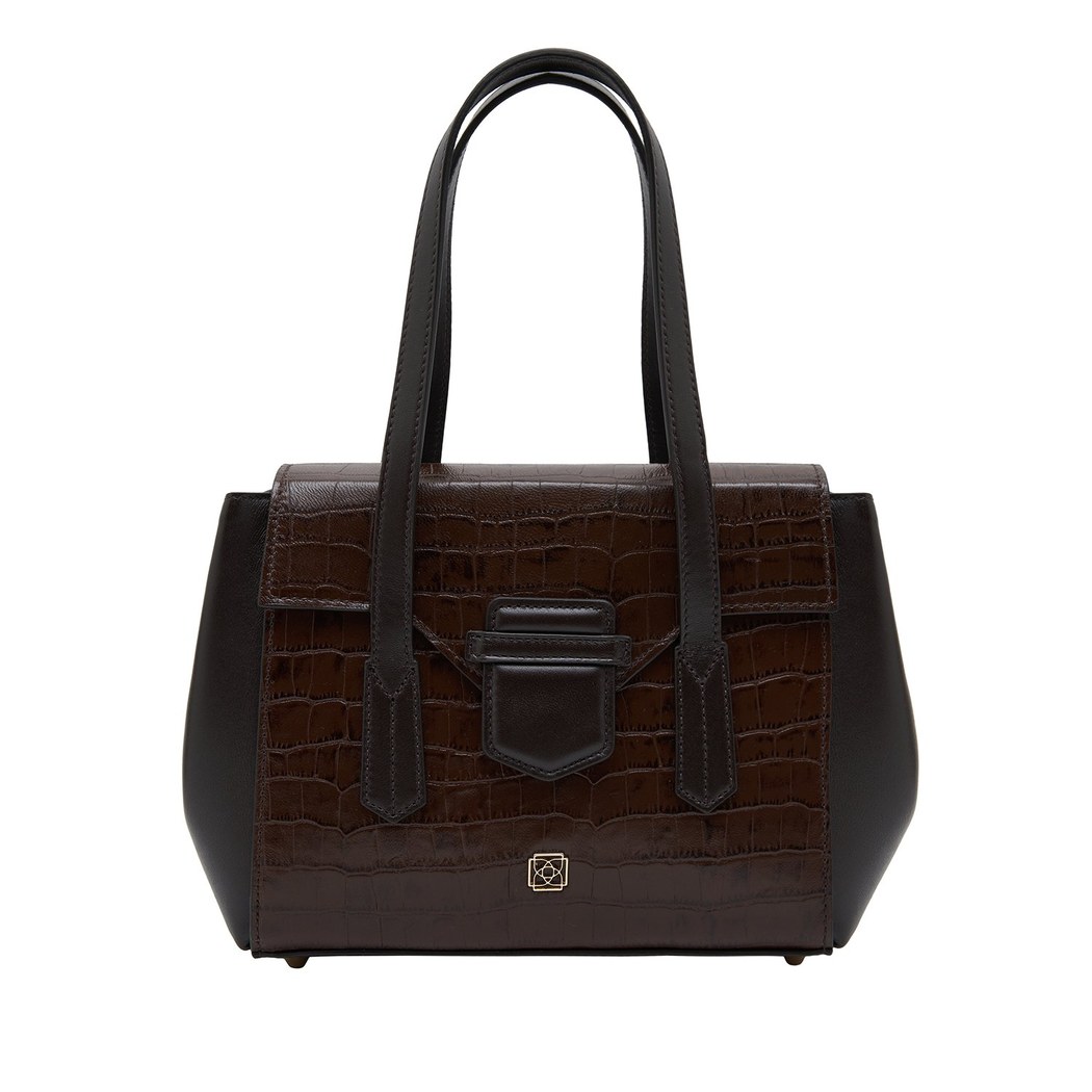 Kahve Dieb Kadın Deri El Çantası