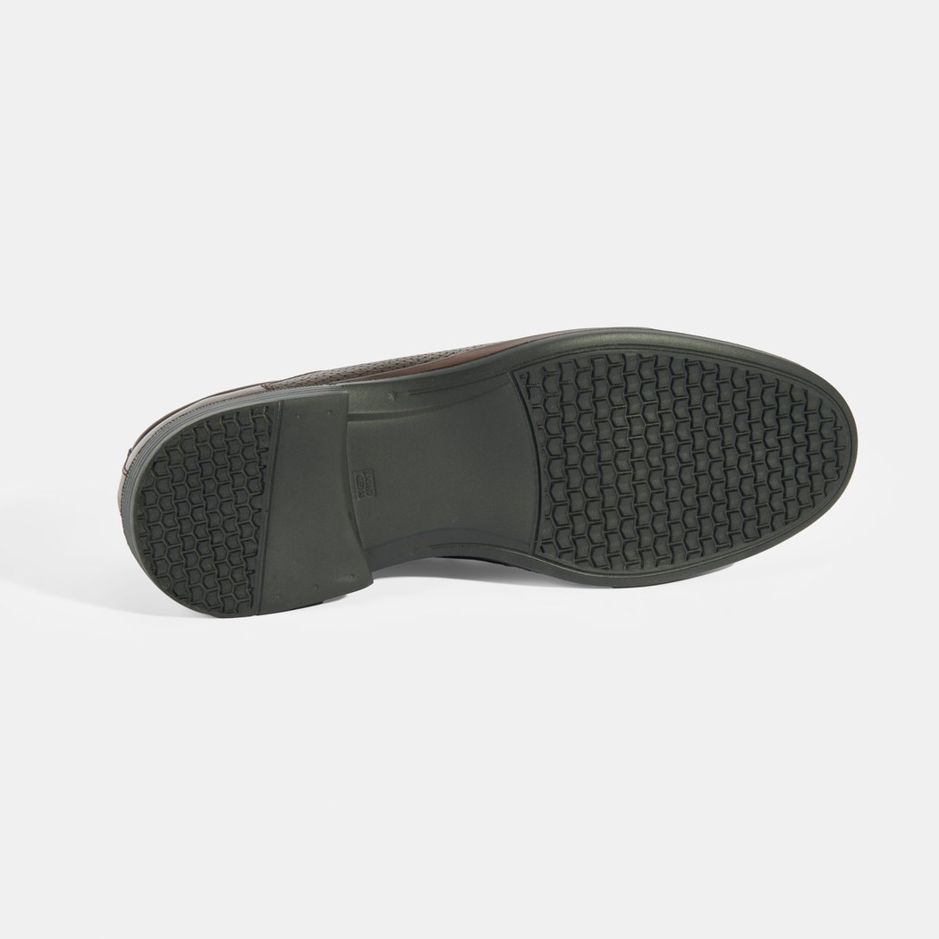 Kahve Erkek Bağcıklı Deri Klasik Ayakkabı